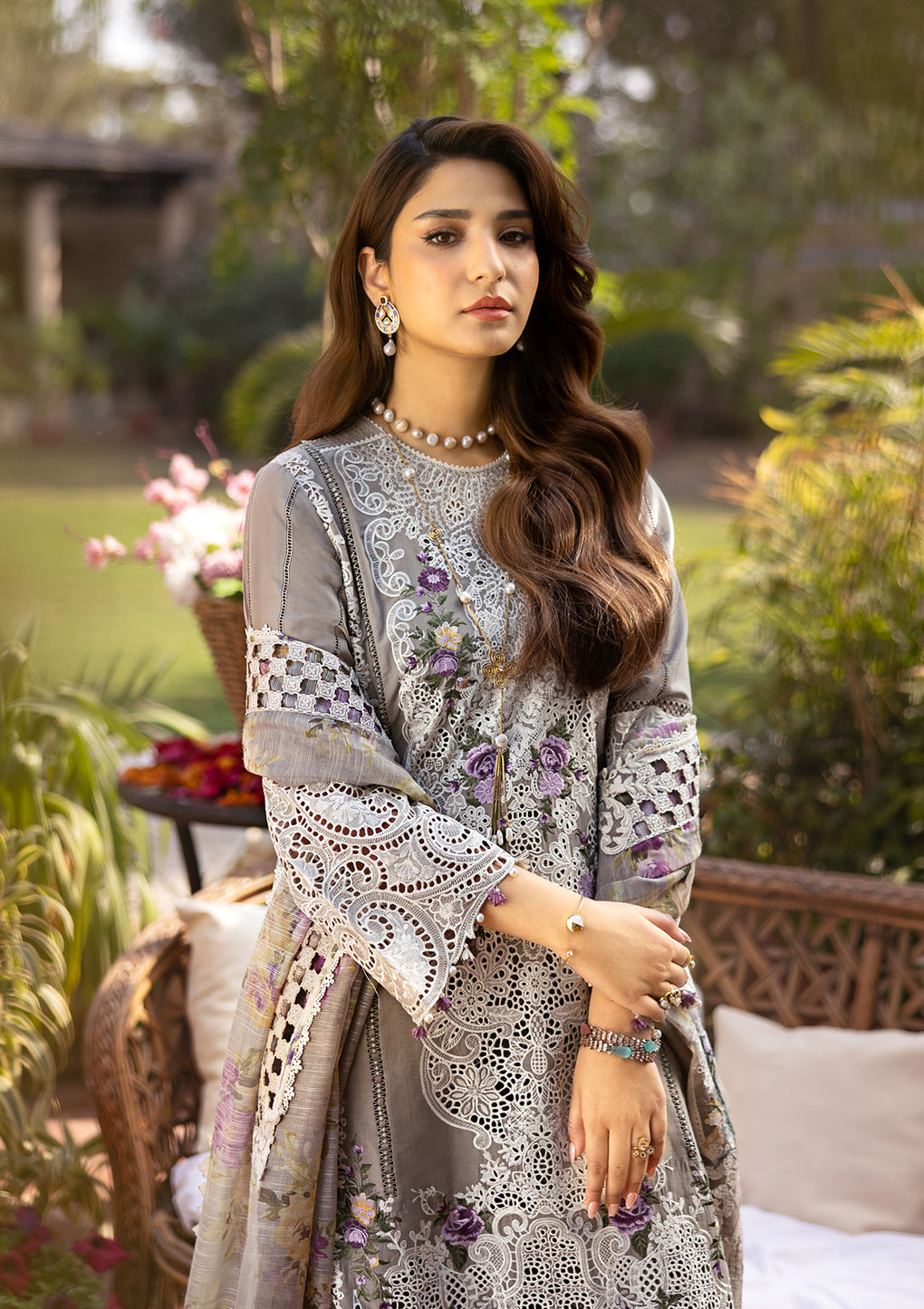 beautiful dress in Mousse Grey color.