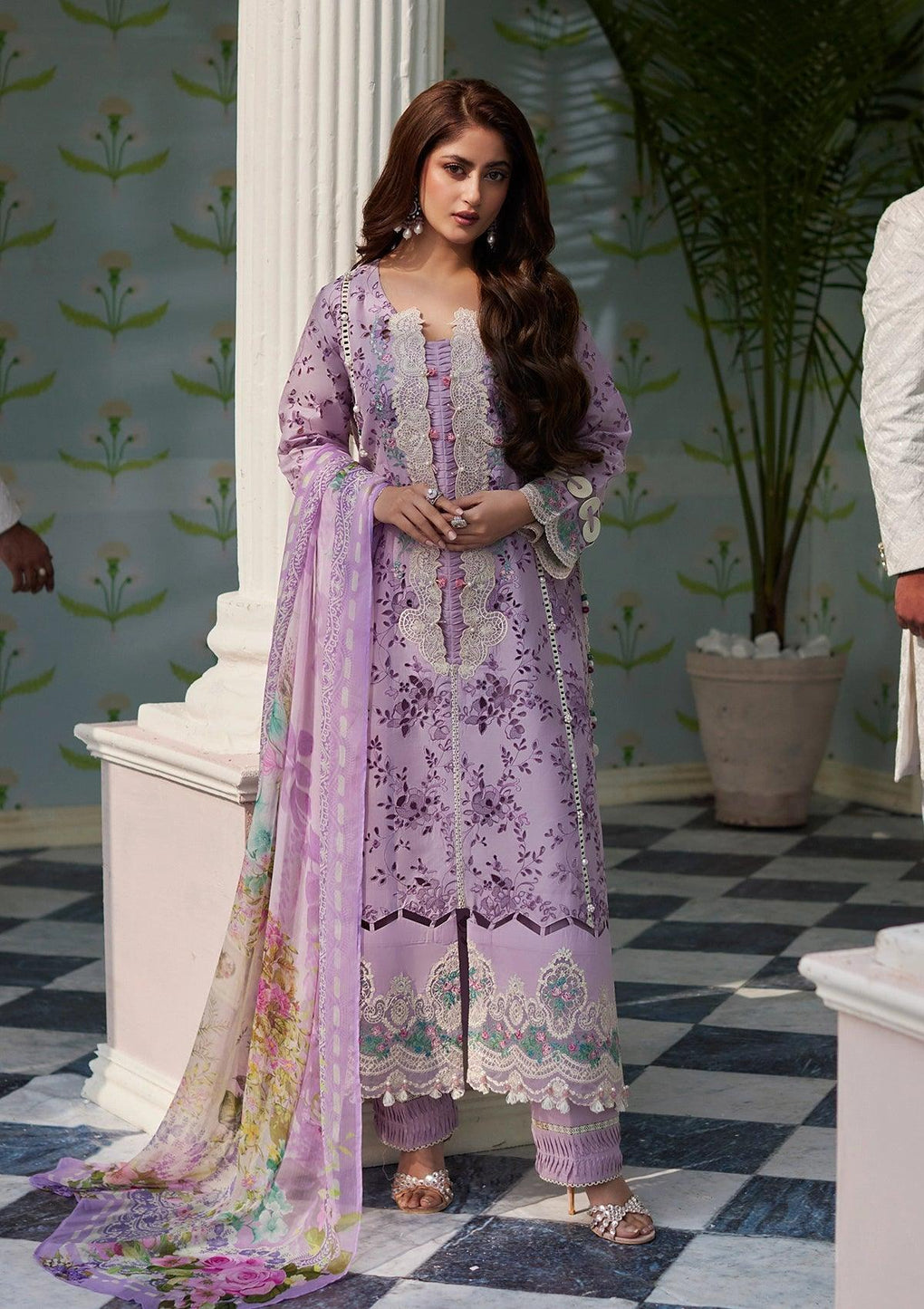 AFSANEH wearing this beautiful dress from ELAF's
