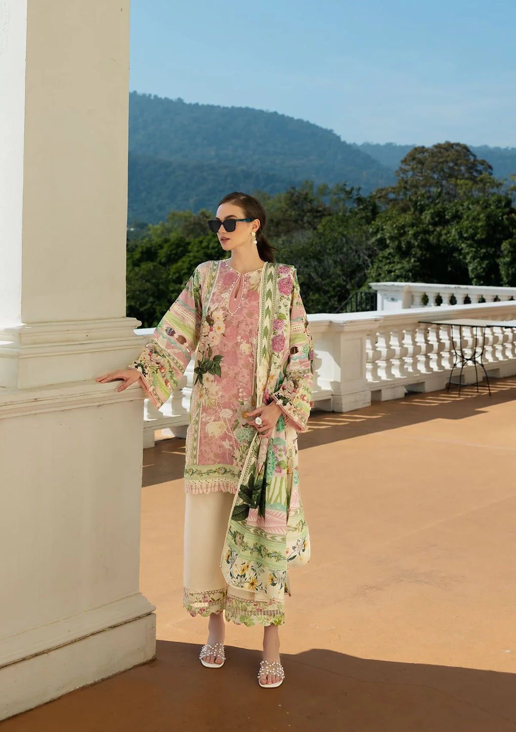 Elegent dress THISTLE & ROSE from ELAF PRINTS COLLECTION 2025