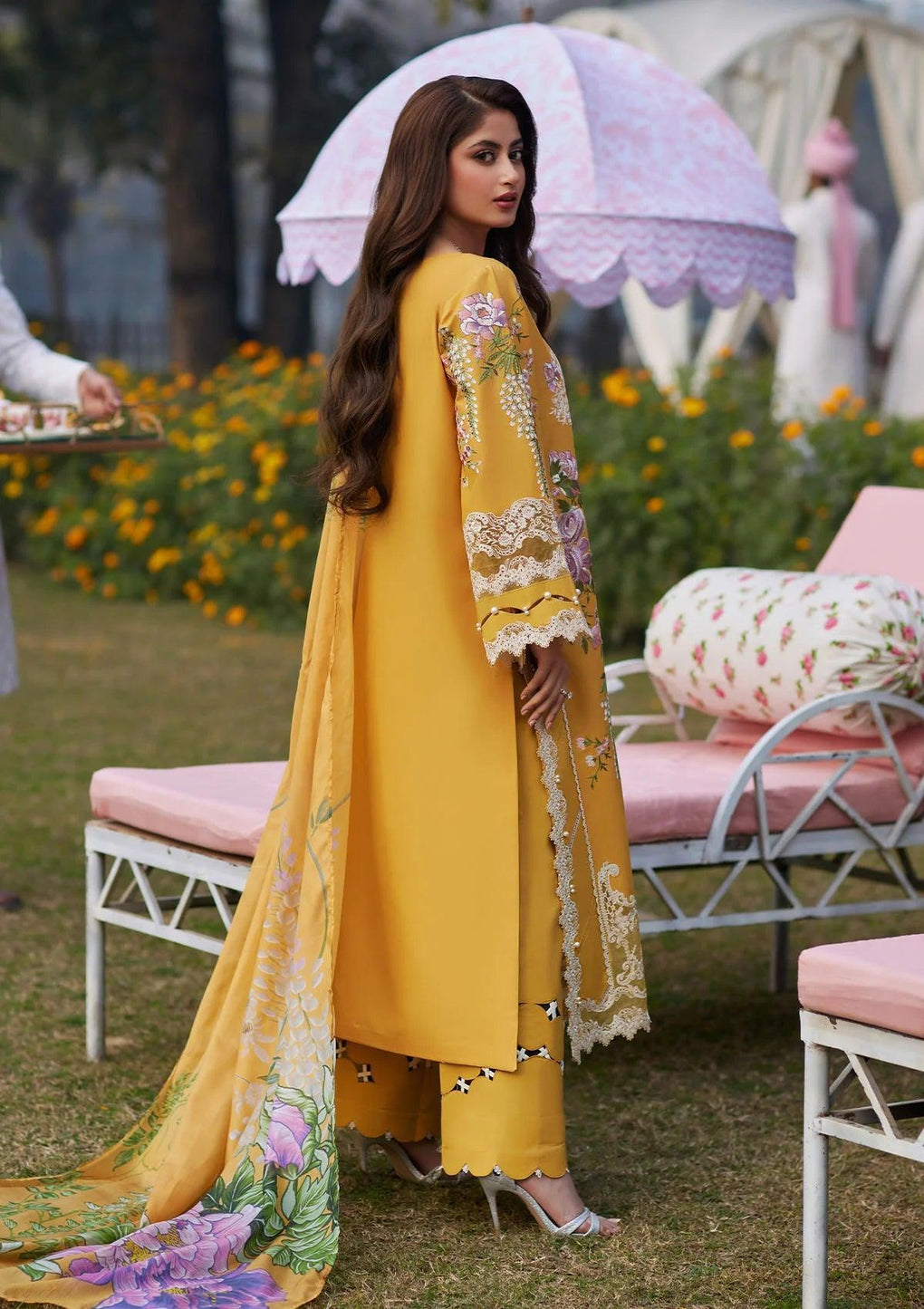 Festive Embroidered Lawn Dress SONA from ELAF's