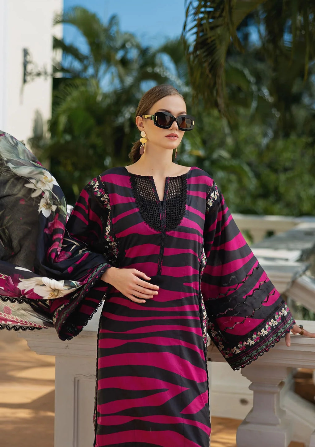 Radiant Lawn Sleeves and lawn shirt from ELAF PRINTS COLLECTION 2025