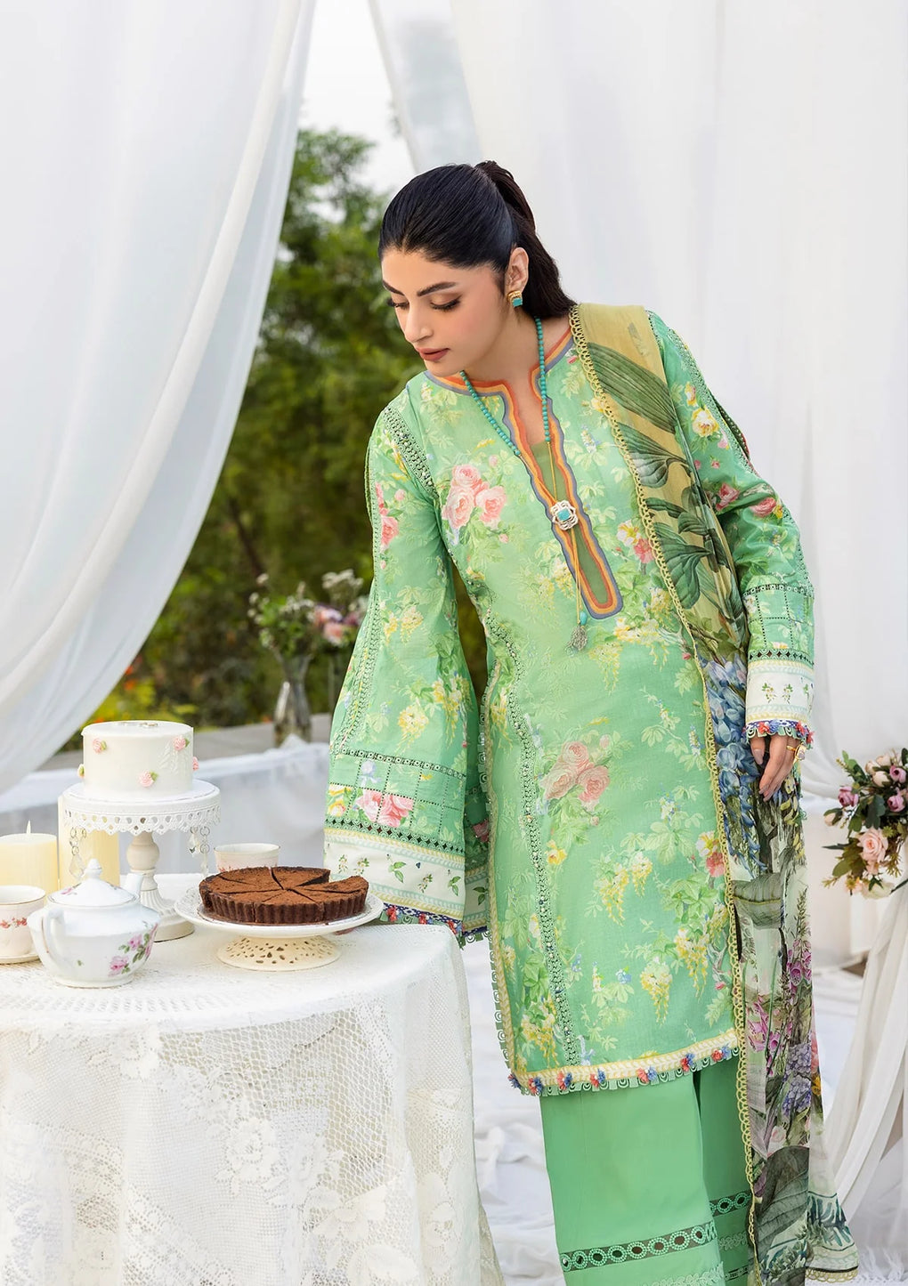 PASTELLE MULTI FLORALS WITH PASTEL COLOR BASE.