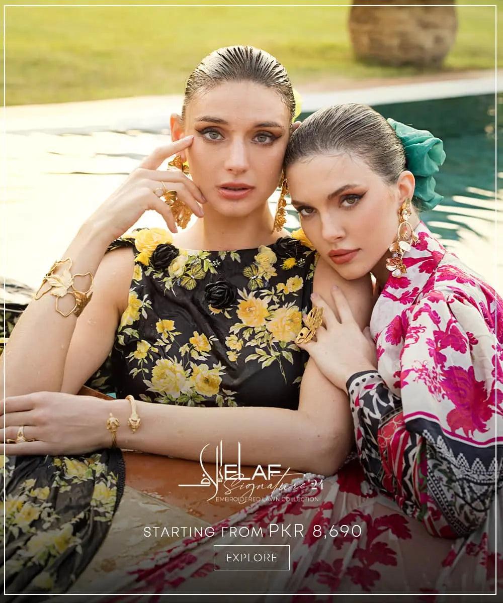 ELAF SIGNATURE 2024 EMBROIDERED LAWN COLLECTION Elaf Premium