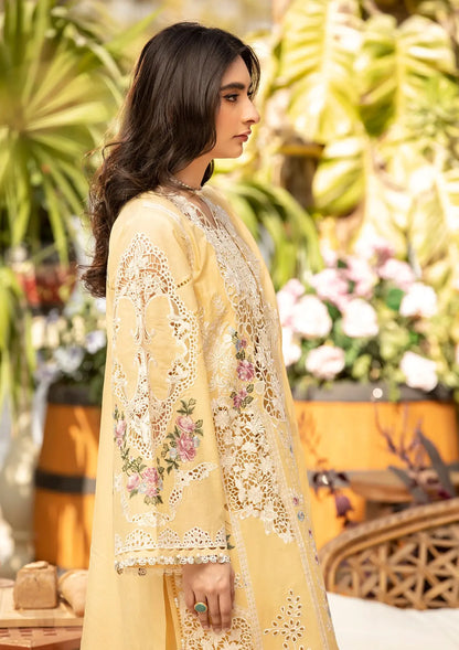 Elegent dress ROSHNE from ELAF Luxury Lawn 2025.
