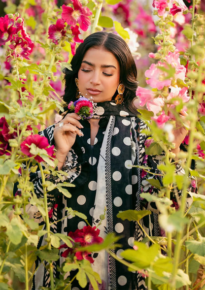 Elegant dress in lawn stuff , soft and breezy