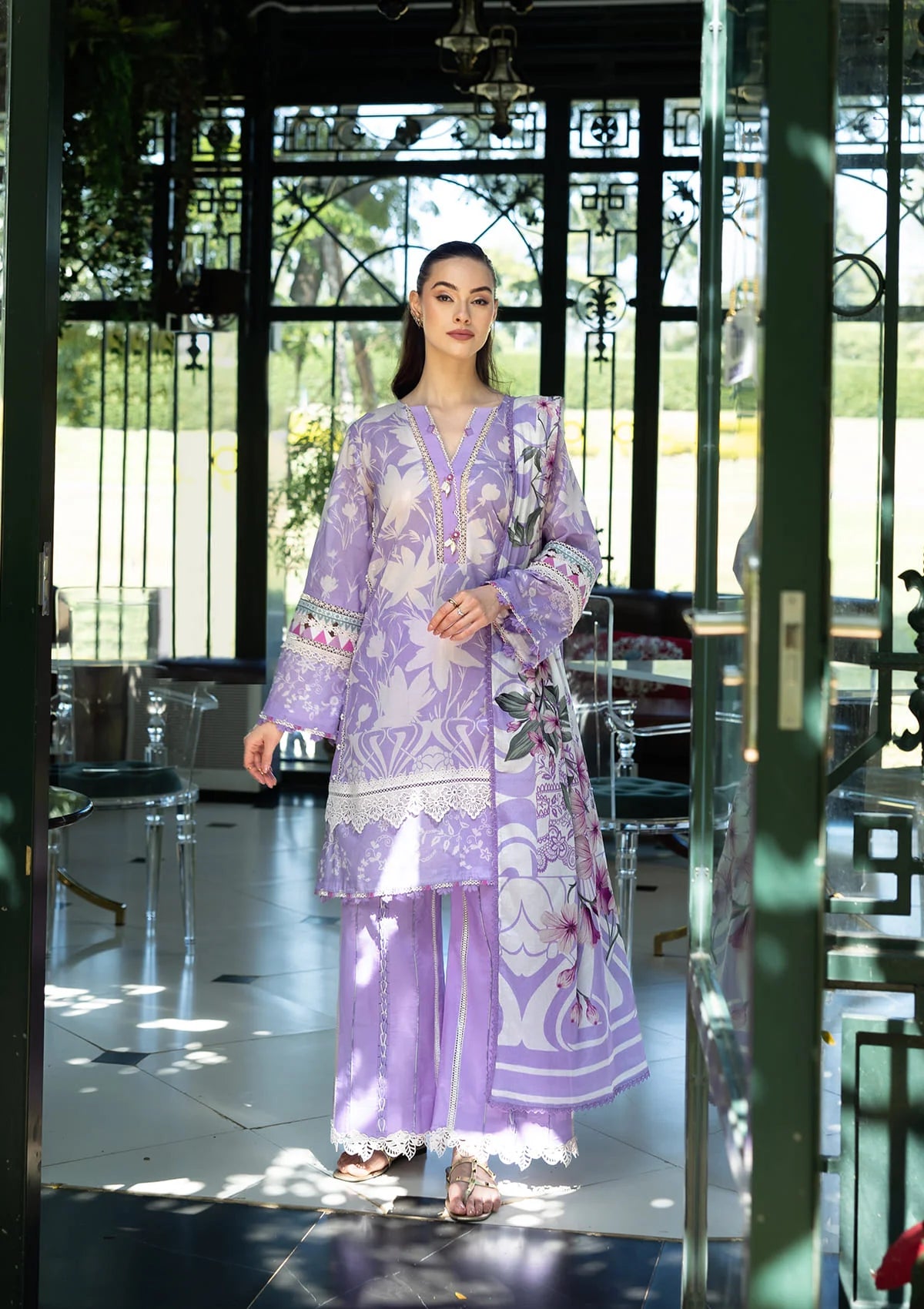 strapless open back dress EPE-08A LAVENDER AURA