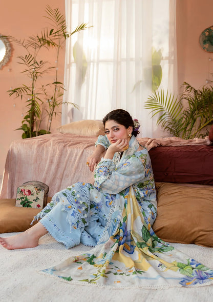 Elegant dress SERENE FLEUR FROM ELAF PRINTS COLLECTION 2025.