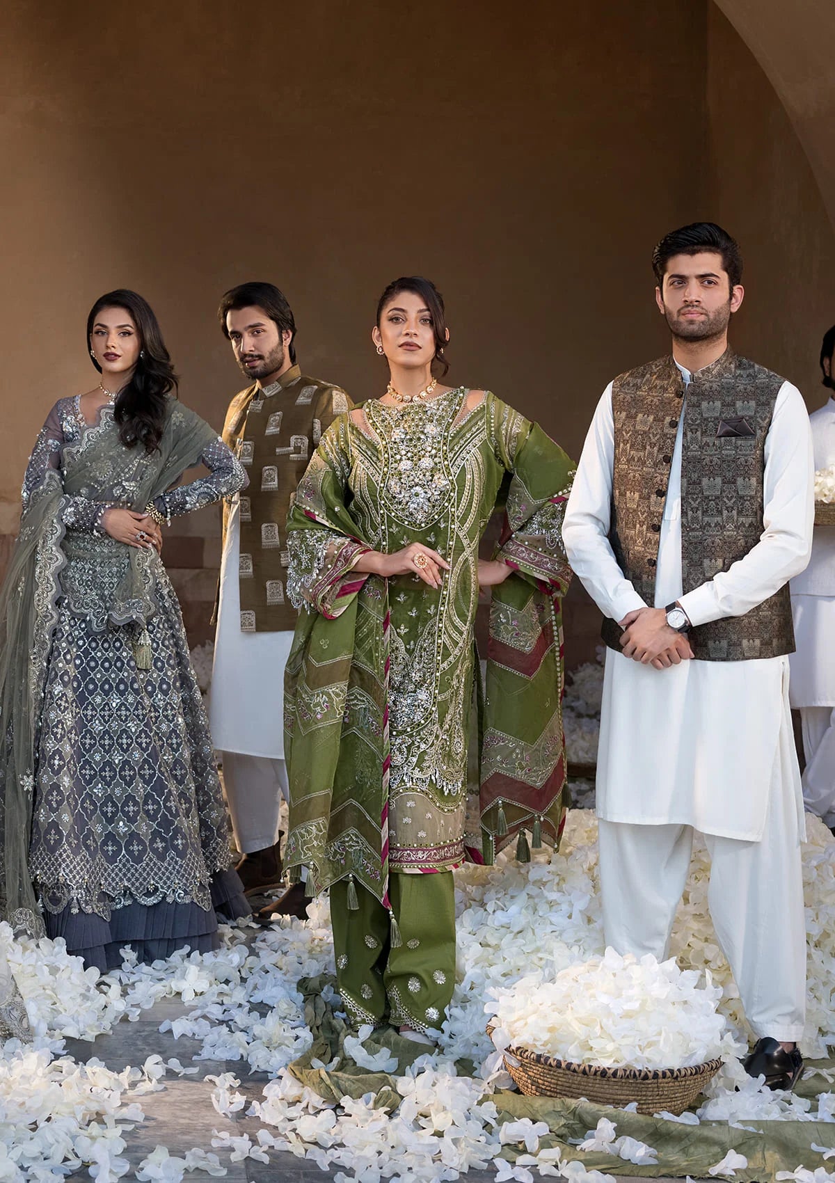 Front image of gorgeous dresses from CELEBRATIONS BY ELAF 2024