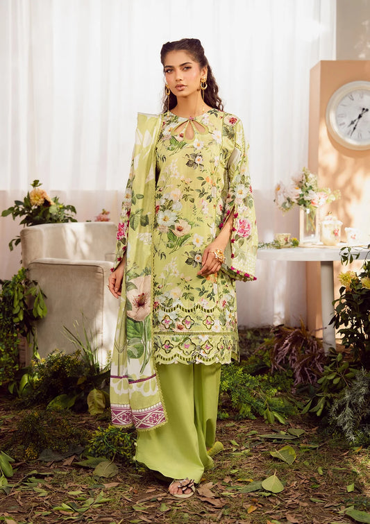 LUSH RADIANCE DIGITAL PRINTED LAWN FRONT and DIGITAL PRINTED VOILE DUPATTA from ELAF PRINTS COLLECTION 2025.