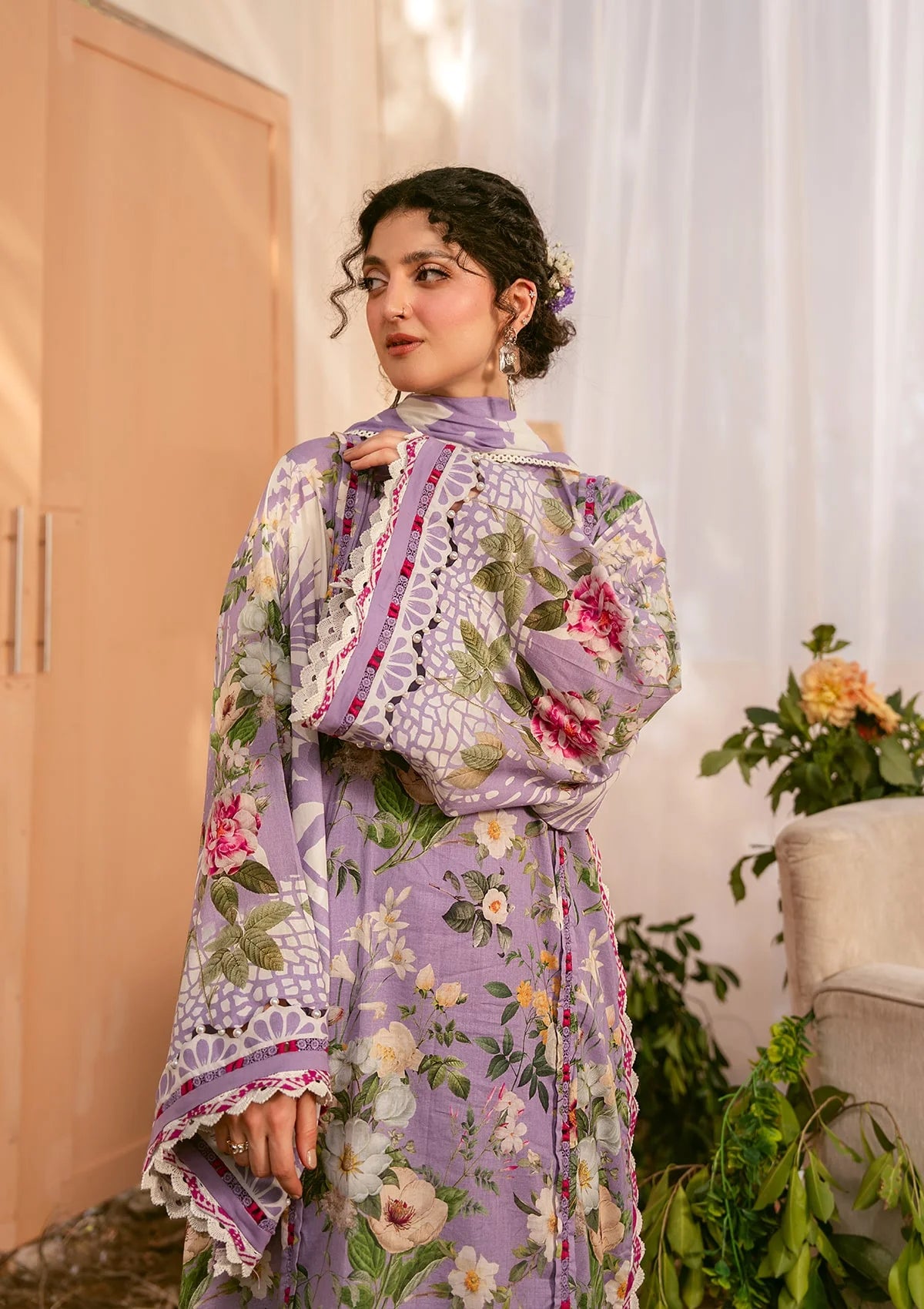 Elegant dress LILABELLE FROM ELAF PRINTS COLLECTION 2025.
