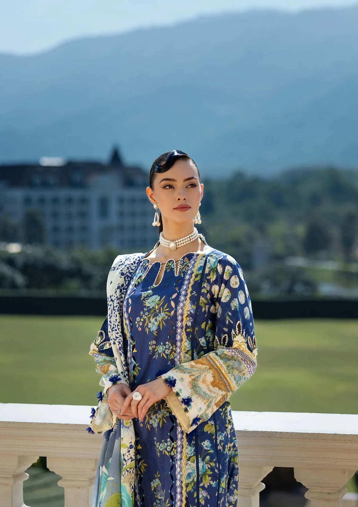 Radiant Lawn Sleeves and lawn shirt from ELAF PRINTS COLLECTION 2025