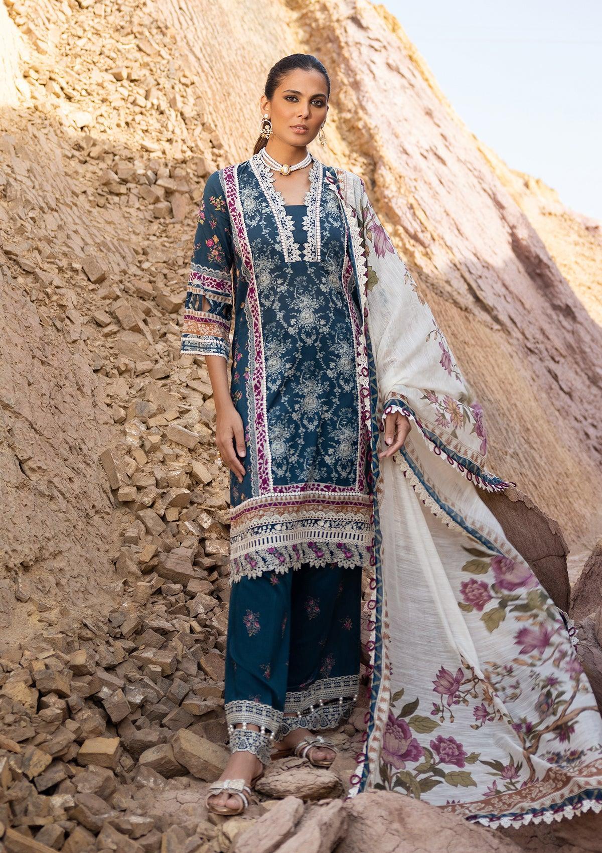 Elaf Premium | Luxury Lawn 25 | ELM-10 GULNAR