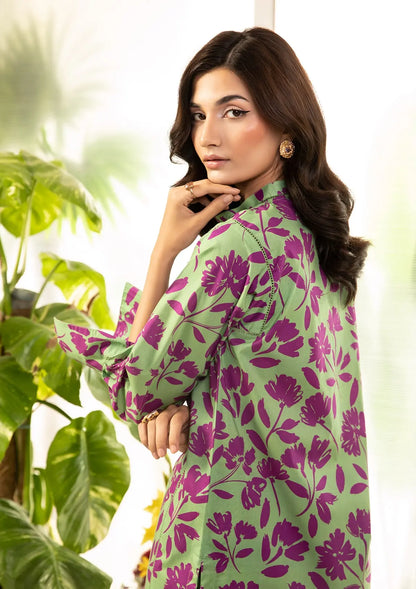 KOA with dark purple floral prints from ELAF's STITCHED COLLECTION 2025