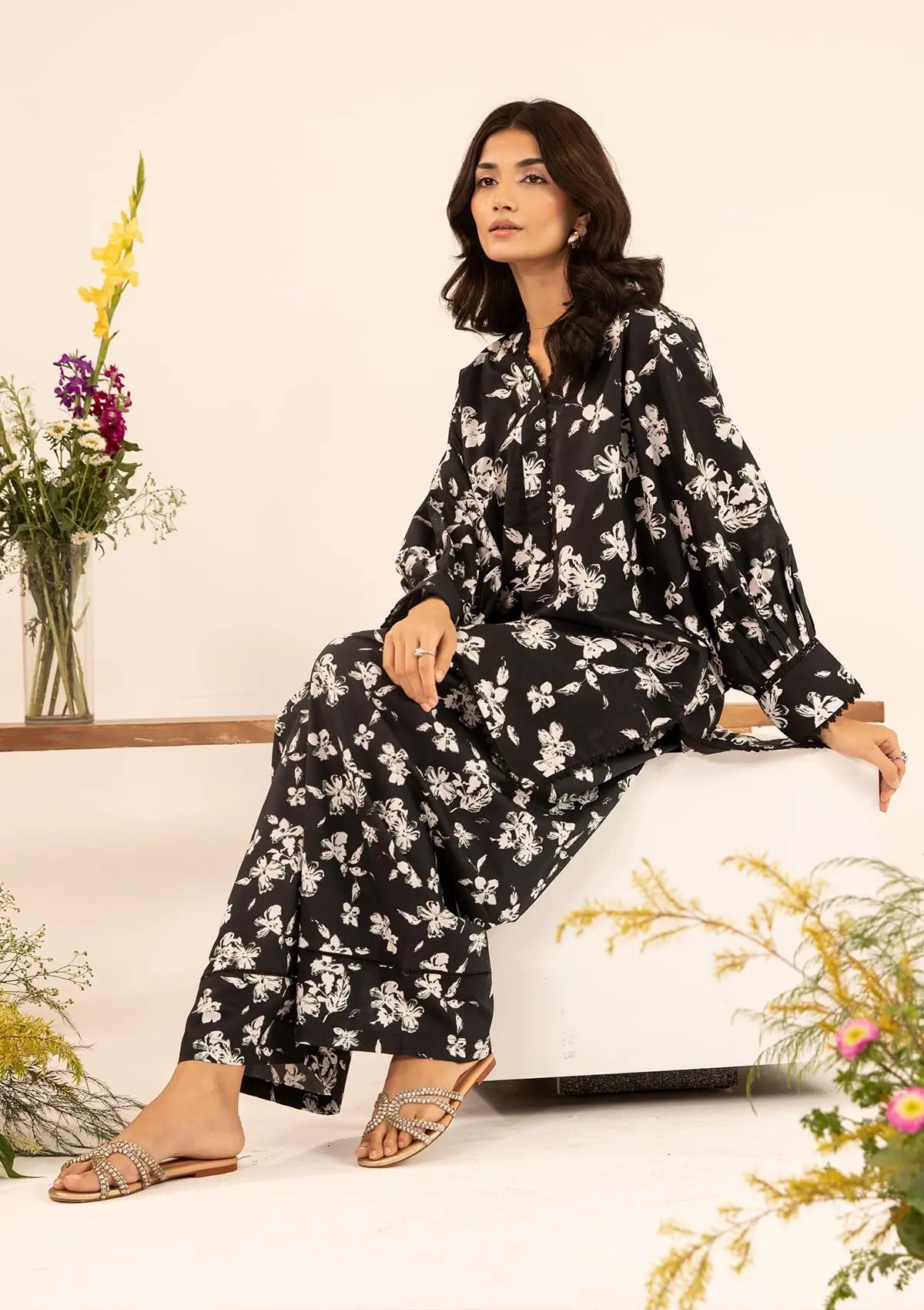 Another front image of beautiful DANAE from STITCHED COLLECTION 2025.