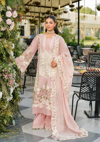OH MY ROSE wearing this beautiful dress from ELAF LUXURY LAWN 2025 VOL 2