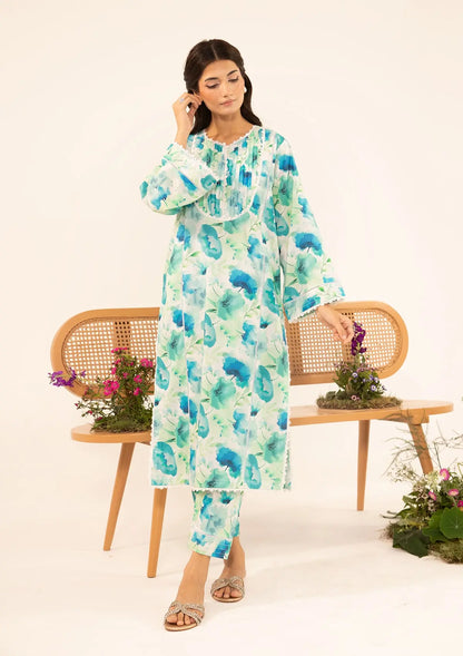 RAME Printed Lawn shirt and Digital Printed Cambric trouser from ELAF's STITCHED COLLECTION 2025.