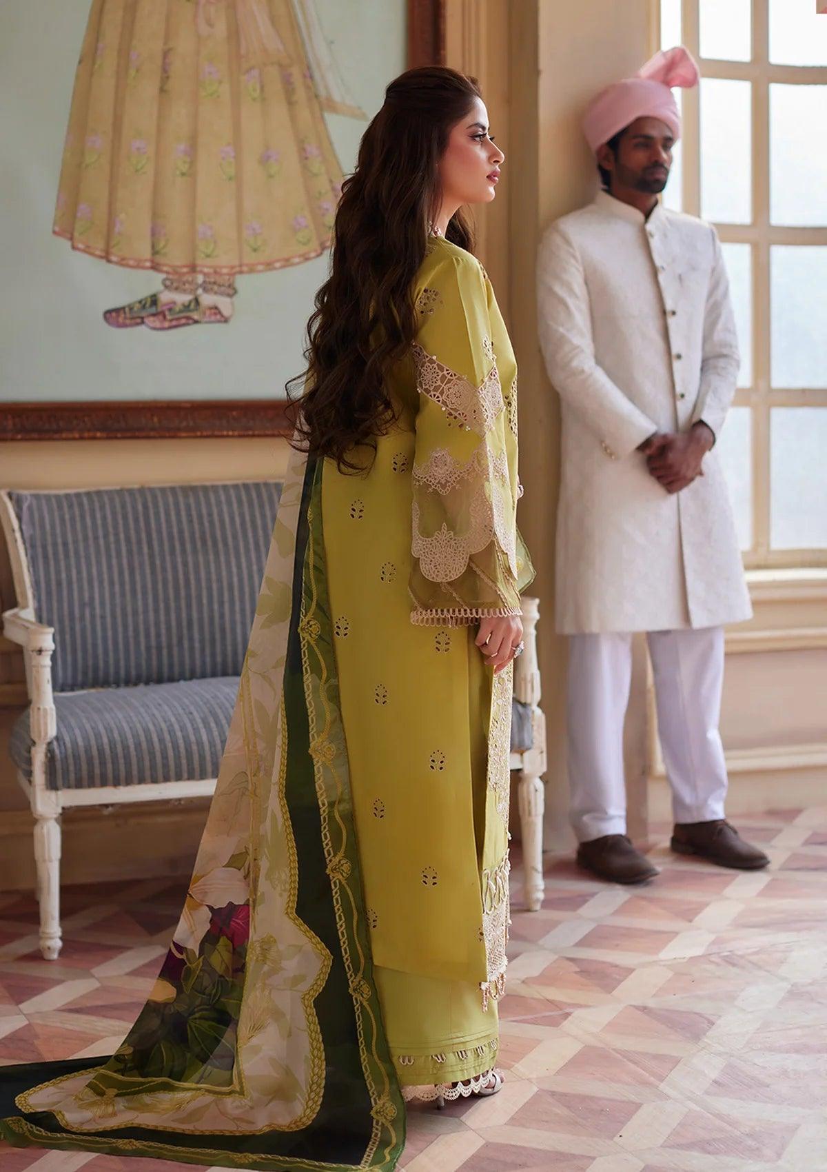 Embroidered Dress MEENAH from ELAF's "ELAF EID EDIT" 2024 Collection.
