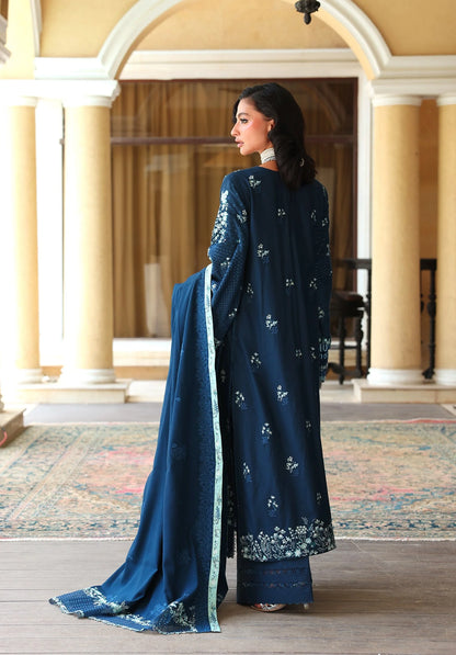 AQUELUNE wearing this beautiful dress FROM LUXURY WINTER '25.