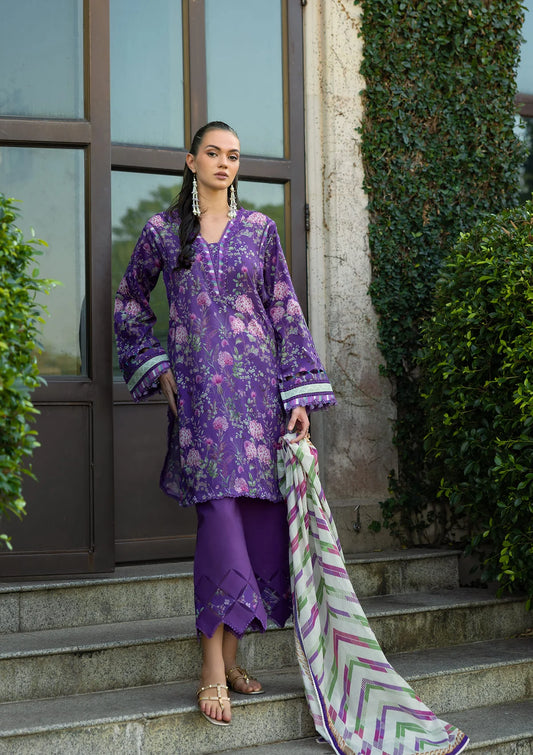 VICTORIAN AFFAIR Digital Printed Lawn and Digital Printed Voile Dupatta from ELAF PRINTS COLLECTION 2025.