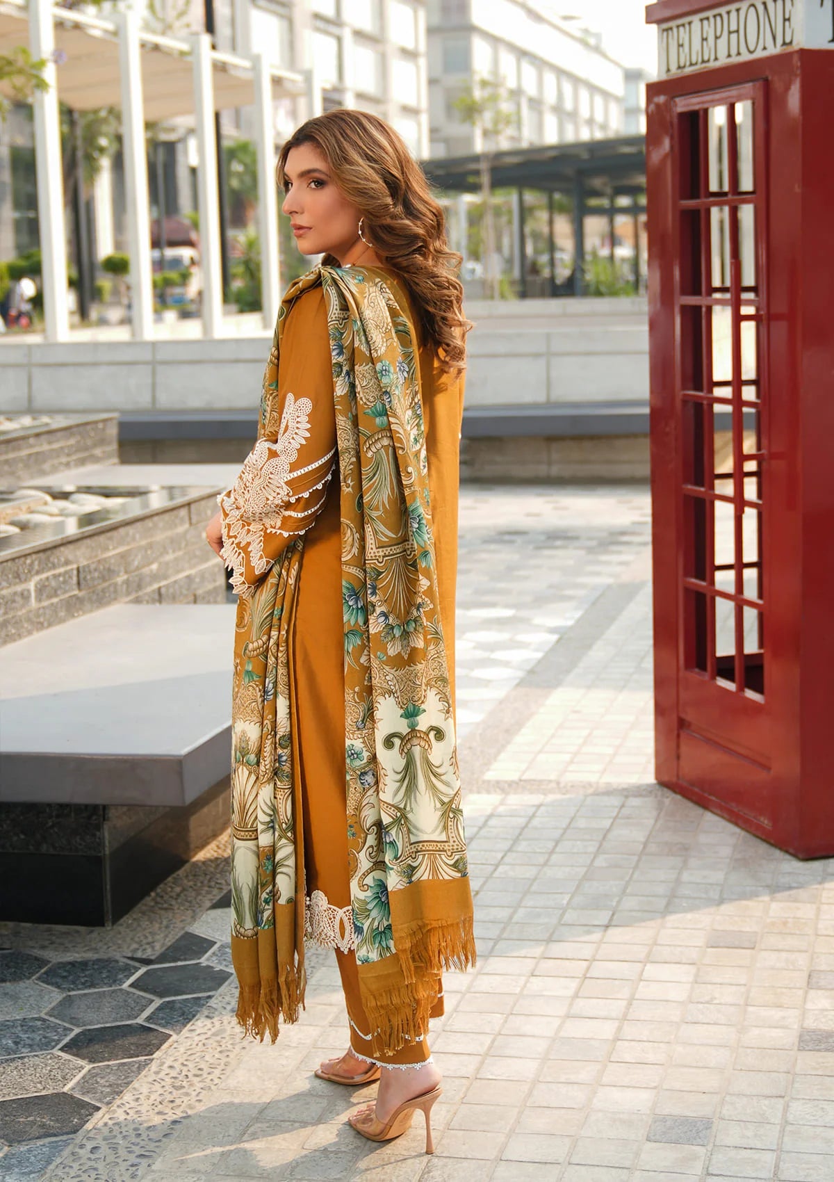 EPW-3A Sunkissed Meadows - Elaf Premium Luxury Embroidered Winter