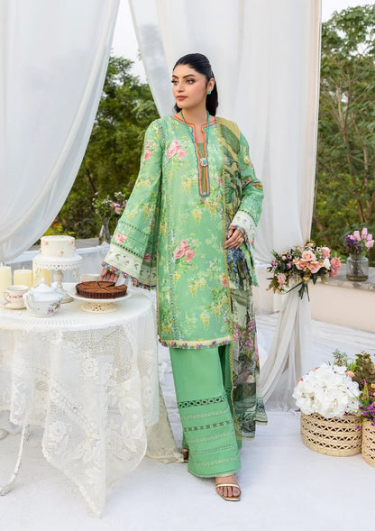 PASTELLE DIGITAL PRINTED LAWN FRONT AND DIGITAL PRINTED CHIFFON DUPATTA FROM ELAF PRINTS WITH CHIFFON DUPATTA COLLECTION 2025.