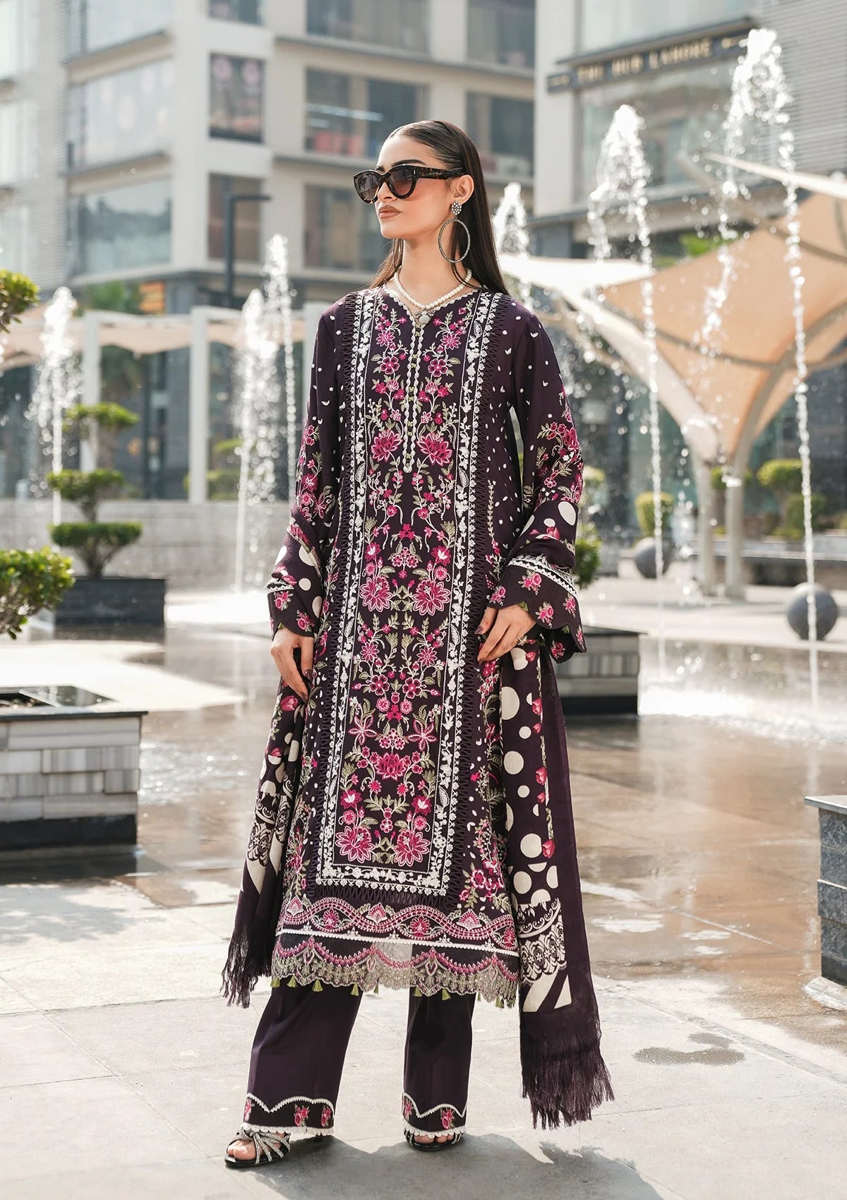 EPW-8A Warm Embrace - Elaf Premium Luxury Embroidered Winter Dress EPW-8A Warm Embrace - Elaf Premium Luxury Embroidered Winter Dress